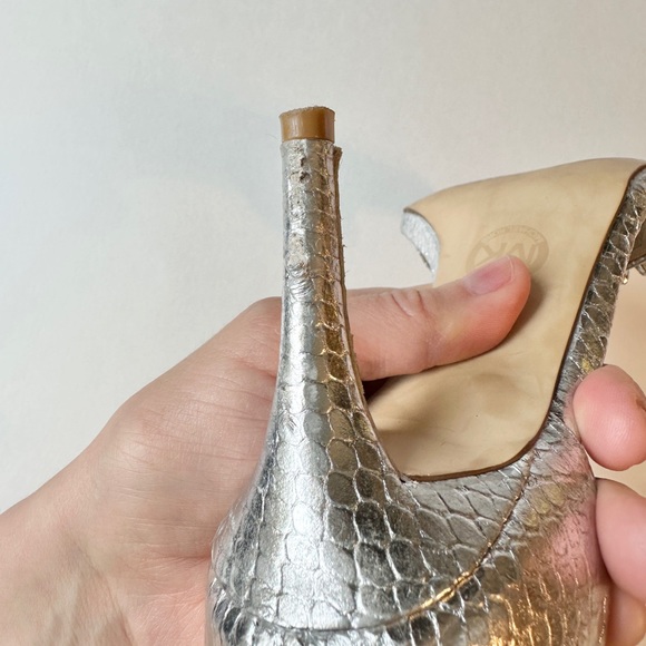 MICHAEL Michael Kors leather heeled sandals 6.5 - Picture 4 of 8